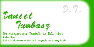 daniel tumbasz business card